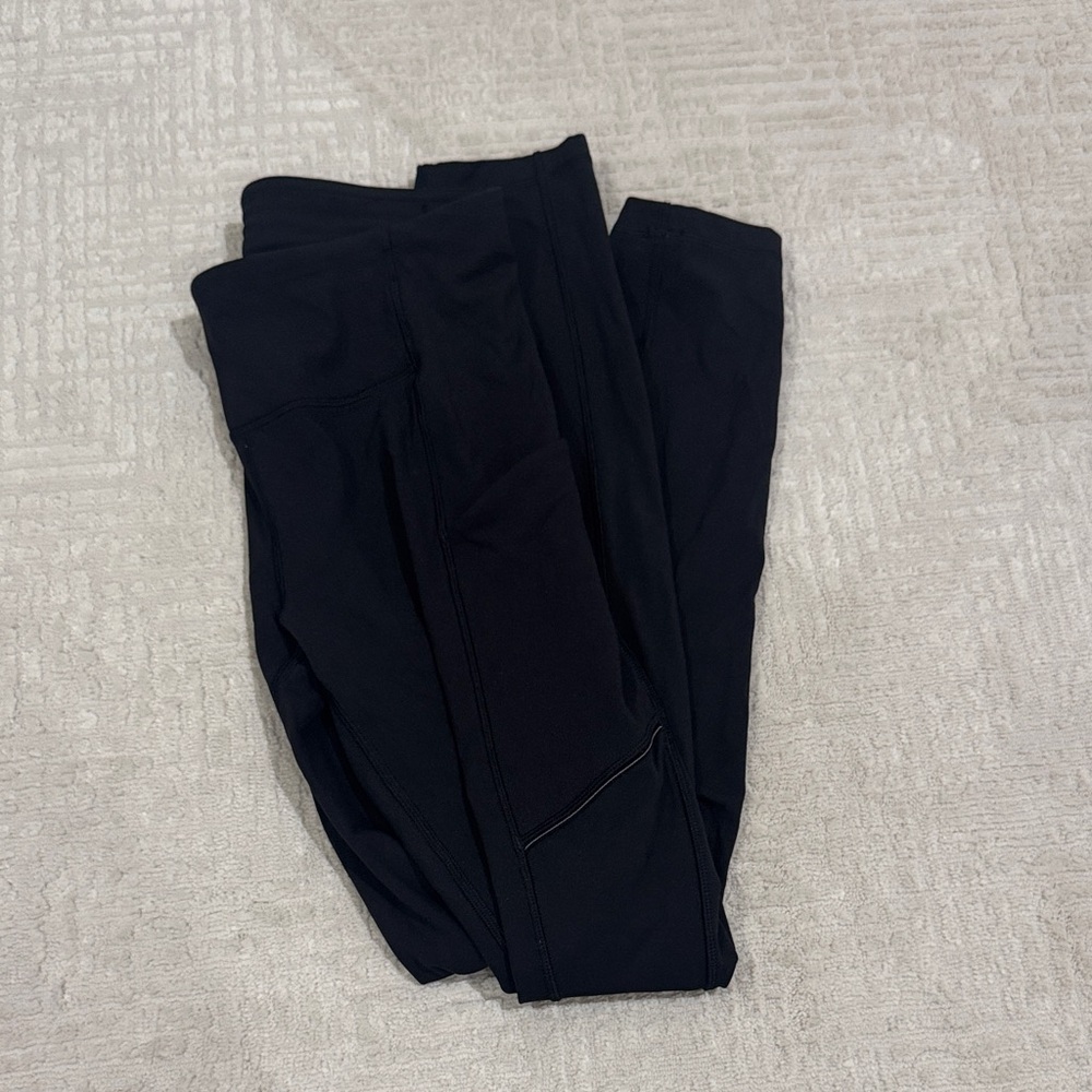 lululemon athletica Black Leggings with Side Pocket